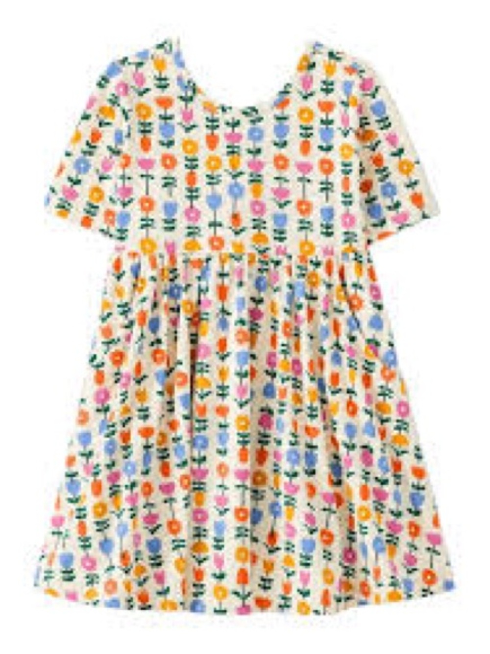 Hanna Andersson Print Skater Dress with Pockets
